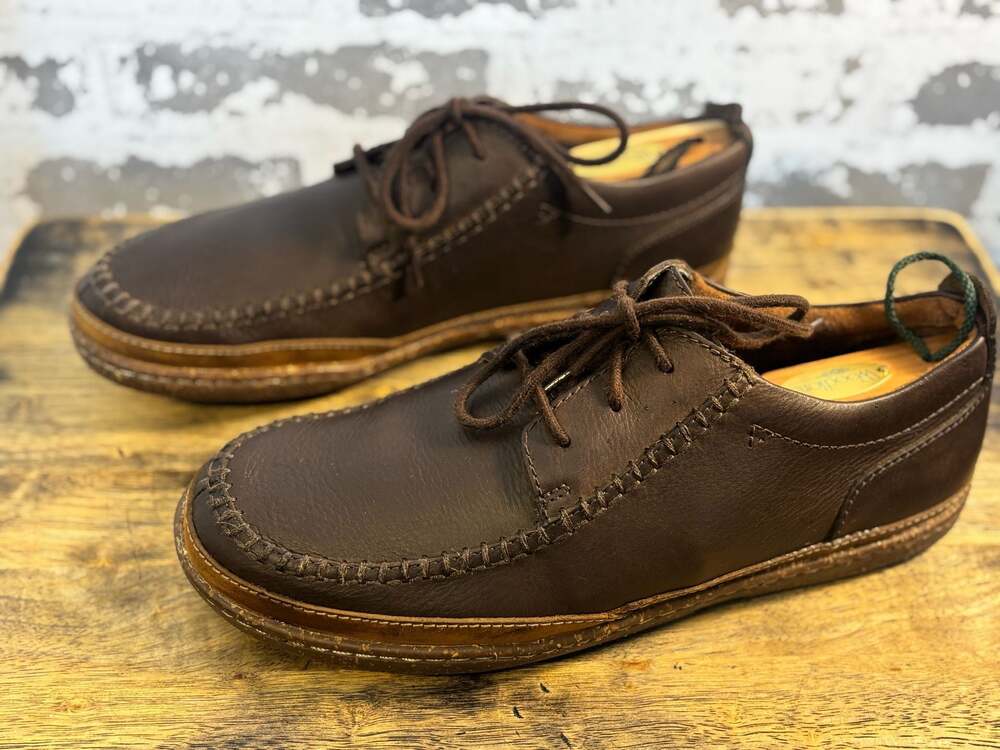 Clarks Originals Mens Trapell Pace - Dark Brown Lea Casual Men 9.5 uk 42.5 - Picture 5 of 10